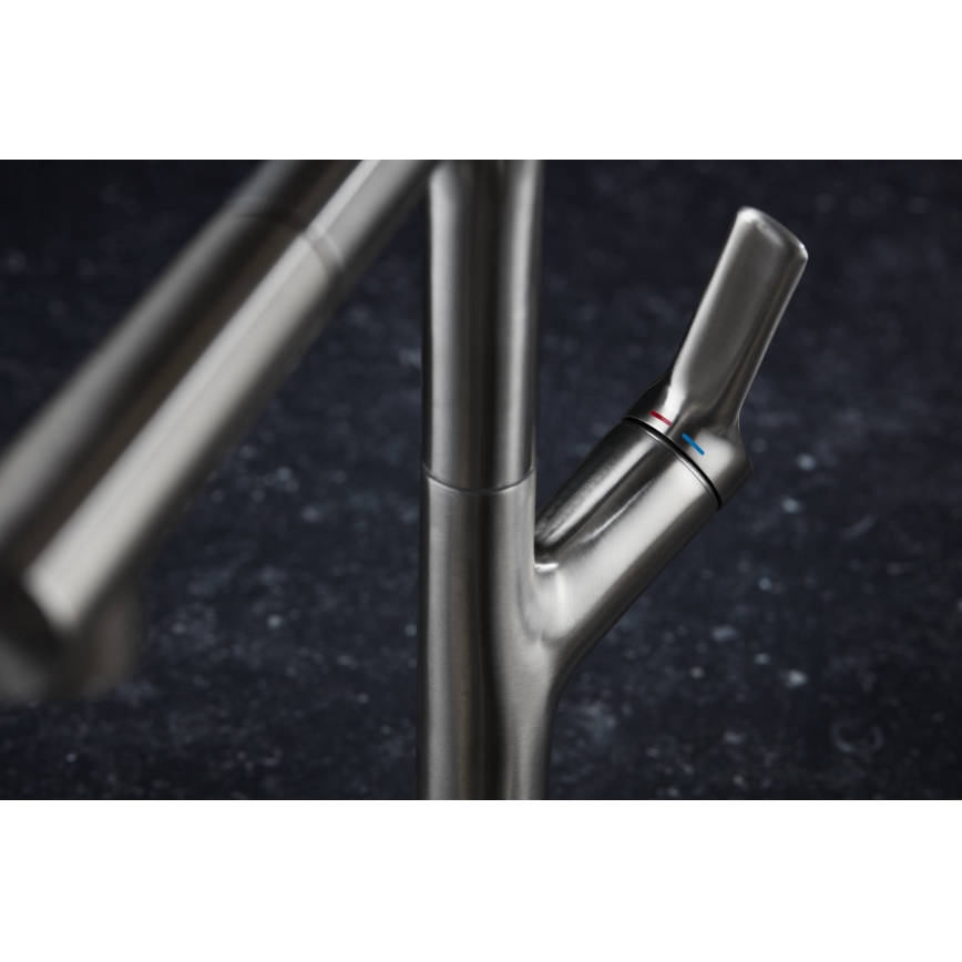 KFA Armatura 6623-220-22 - Sink tap with pull-out sprayer DUERO DESIGN stainless steel