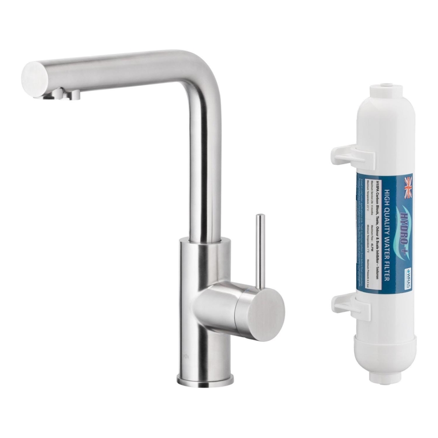 KFA Armatura 6623-912-22 - Filtered water tap DUERO PURE stainless steel + filter