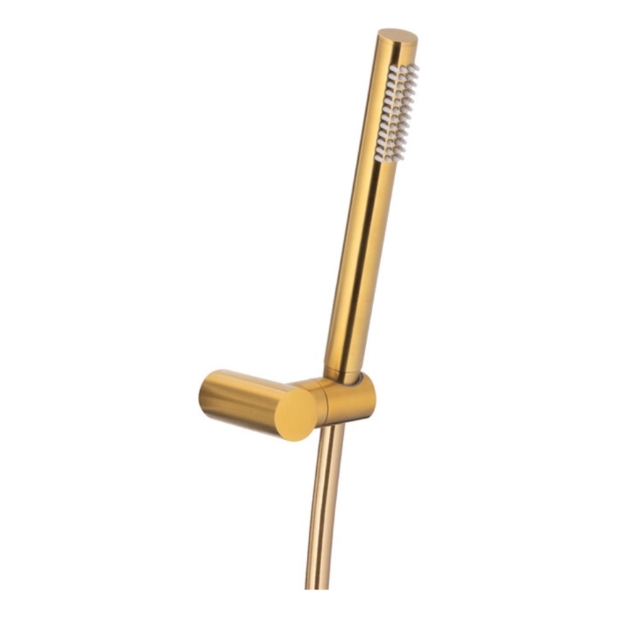 KFA Armatura 841-225-31 - Shower set MOZA stainless steel/ground gold