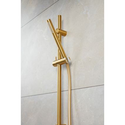 KFA Armatura 841-363-31 - Shower set MOZA stainless steel/ground gold