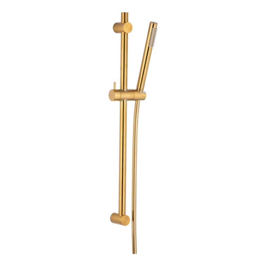 KFA Armatura 841-363-31 - Shower set MOZA stainless steel/ground gold