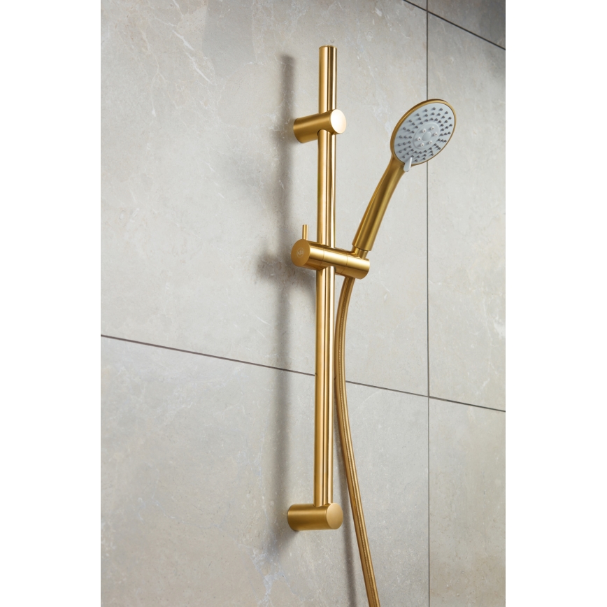 KFA Armatura 841-365-31 - Shower set MOZA brass/ground gold