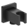 KFA Armatura 845-051-81 - Angular shower holder with outlet LOGON brass/matte black