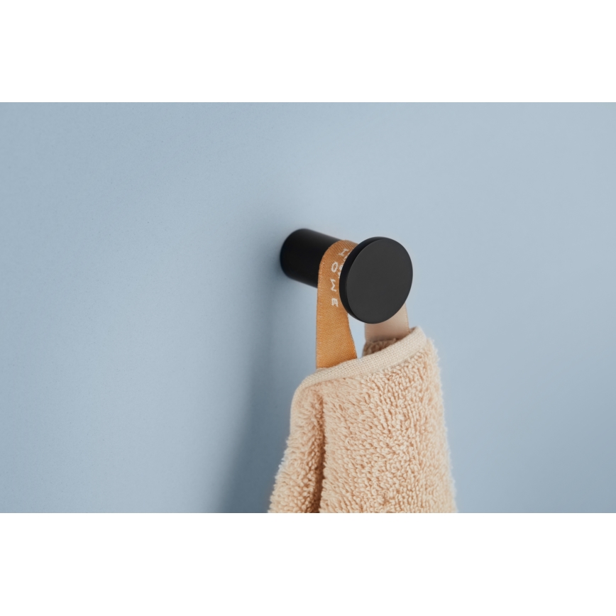 KFA Armatura 864-020-81 - Wall hook TOWEL stainless steel/matte black