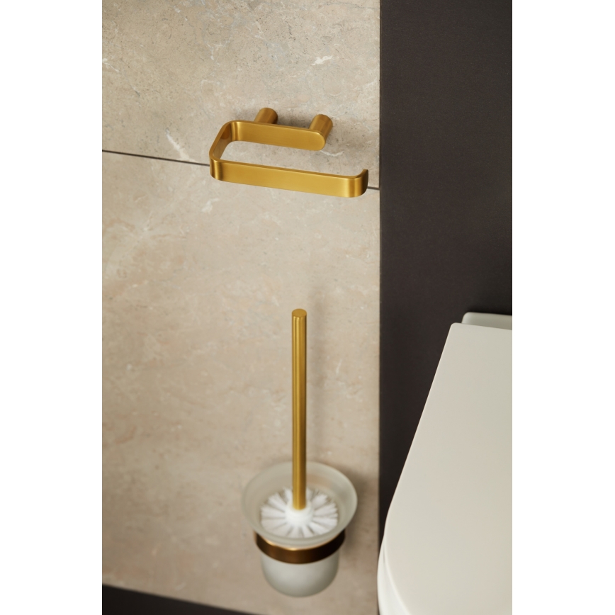 KFA Armatura 864-022-31 - Toilet paper holder stainless steel/ground gold