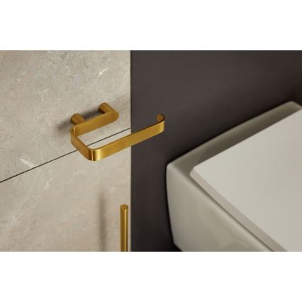 KFA Armatura 864-022-31 - Toilet paper holder stainless steel/ground gold