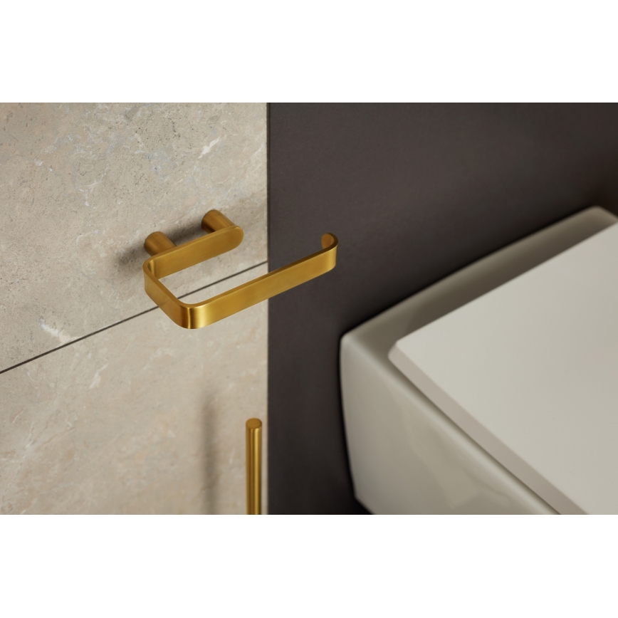KFA Armatura 864-022-31 - Toilet paper holder stainless steel/ground gold