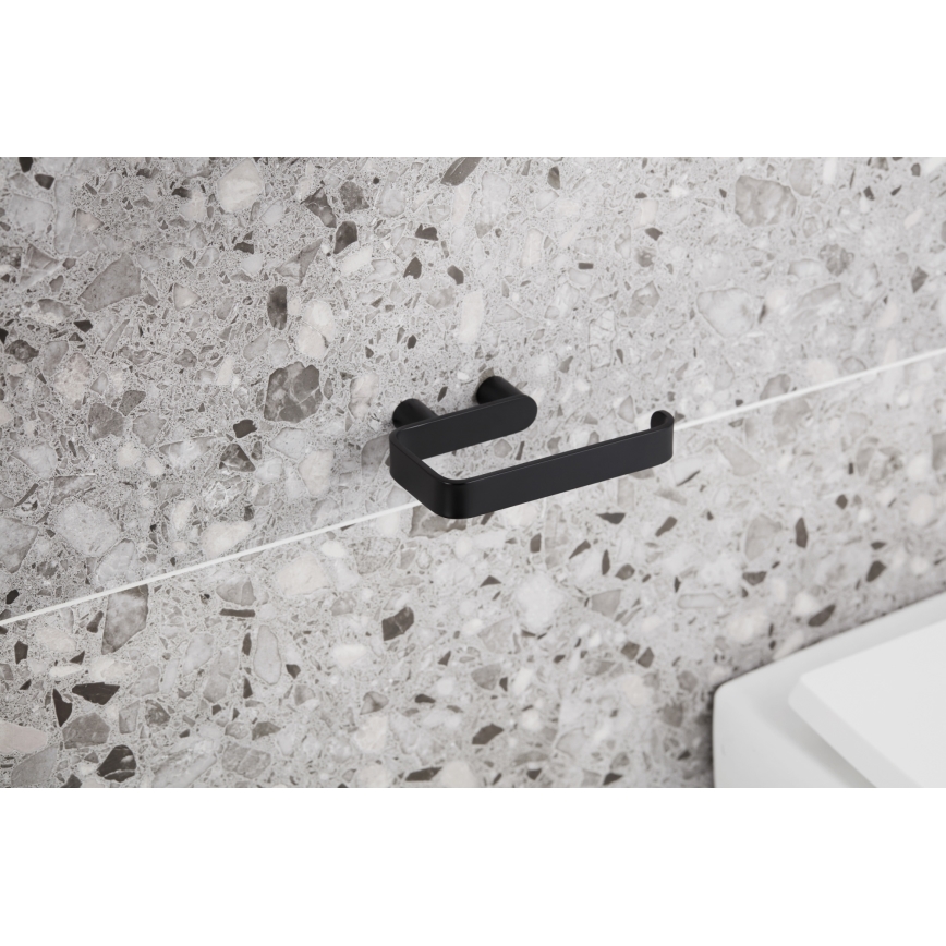 KFA Armatura 864-022-81 - Toilet paper holder stainless steel/matte black