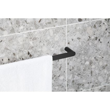 KFA Armatura 864-026-81 - Wall towel holder 47 cm stainless steel/matte black