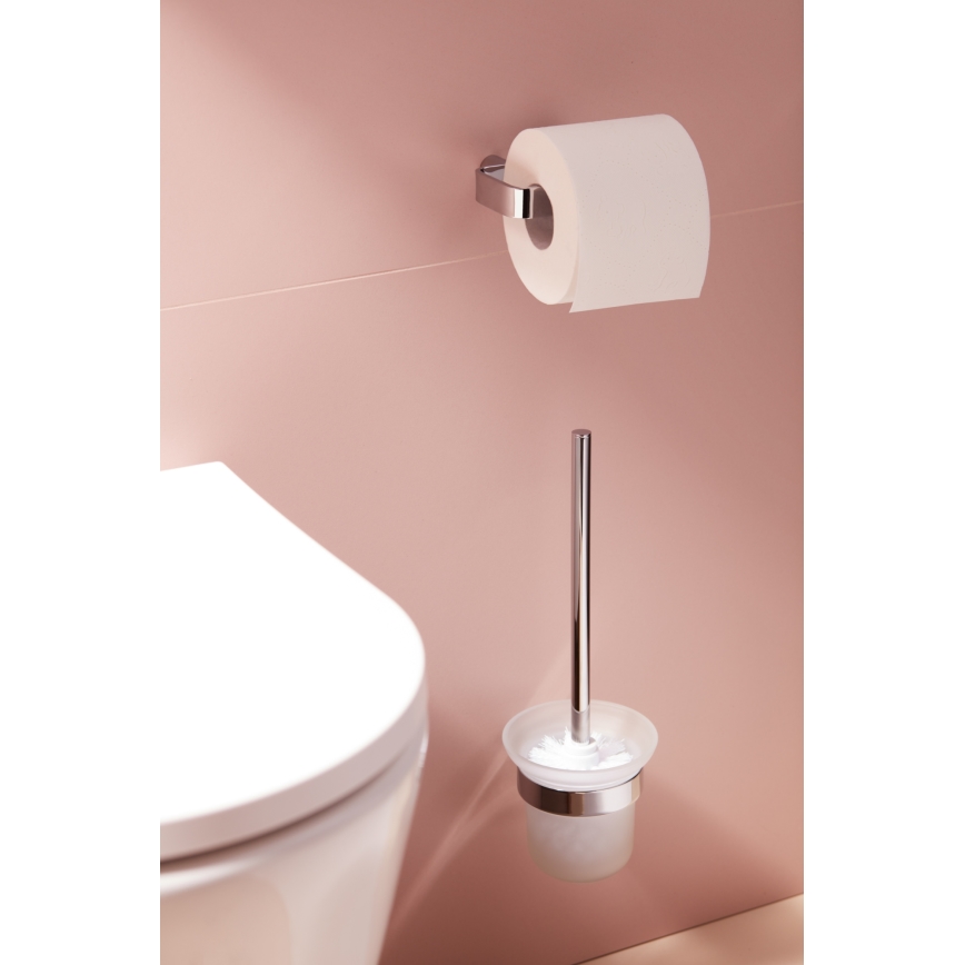 KFA Armatura 864-031-00 - Wall-mounted toilet brush shiny chrome