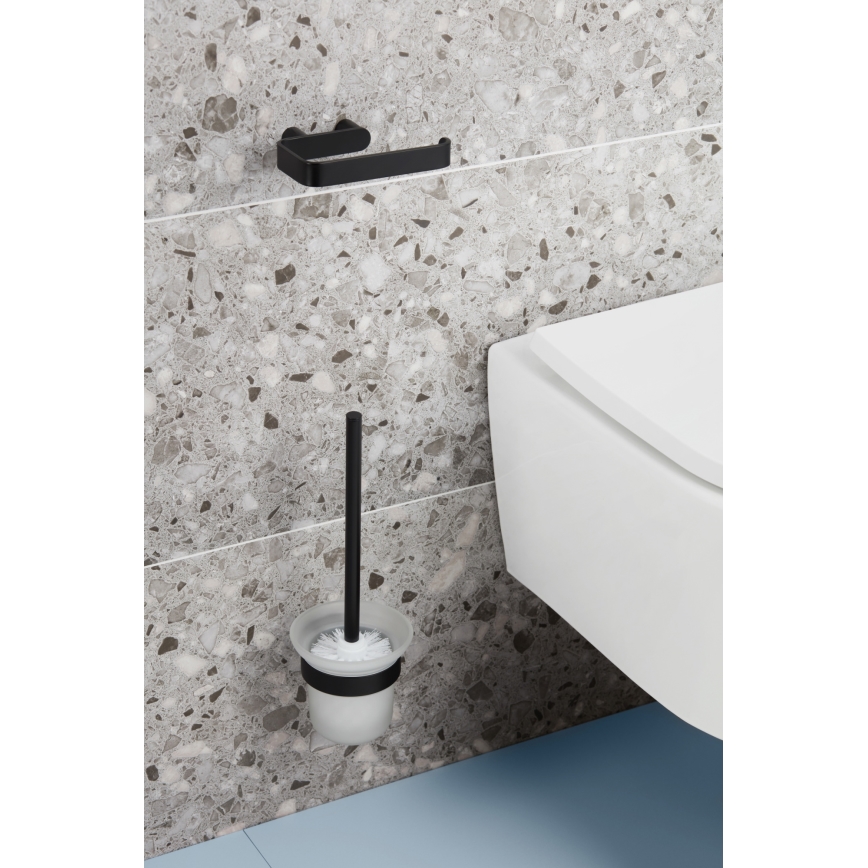 KFA Armatura 864-031-81 - Wall-mounted toilet brush matte black