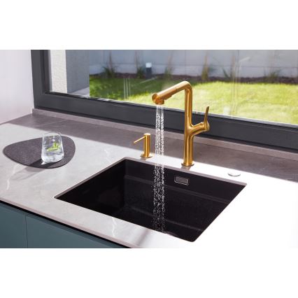 KFA Armatura 990-100-31 - Recessed soap dispenser DUERO stainless steel/ground gold