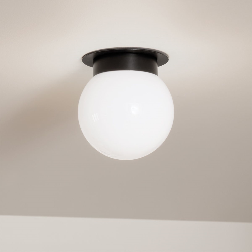 Kichler - ALBERS Ceiling light 1xE27/40W/230V Ø 20.3 cm Black