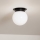 Kichler - ALBERS Ceiling light 1xE27/40W/230V Ø 20.3 cm Black
