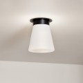 Kichler - ALBERS Ceiling light 1xE27/40W/230V Ø 21.6 cm, Black