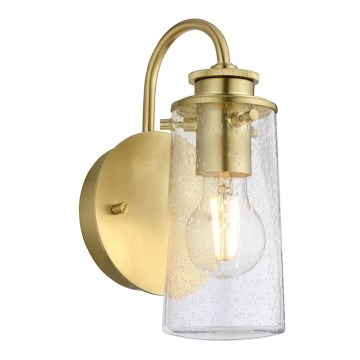 Kichler -  Bathroom wall light BRAELYN 1xE27/40W/230V IP44 golden