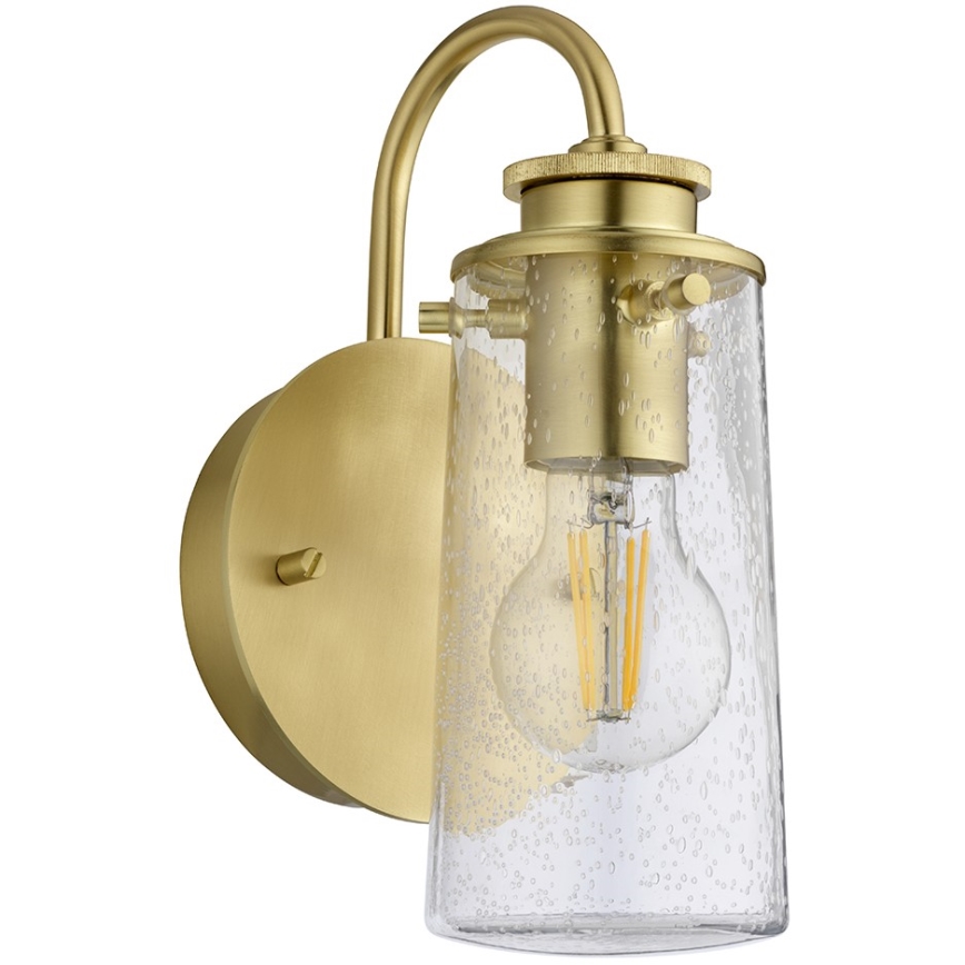 Kichler -  Bathroom wall light BRAELYN 1xE27/40W/230V IP44 golden