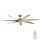 Kichler - Ceiling fan LEHR IP44 + remote control