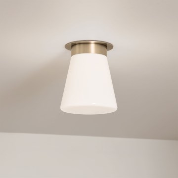 Kichler - Ceiling light ALBERS 1x E27/40W/230V Ø 21.6 cm bronze finish