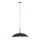 Kichler - Chandelier on a chain DELAROSA 1xE27/60W/230V black/brass