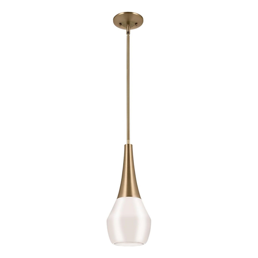 Kichler - Chandelier on a pole DEELA 1xE27/60W/230V d. 17,8 cm brass