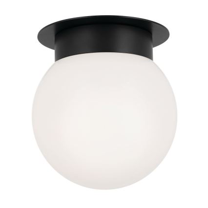 Kichler - ALBERS Ceiling light 1xE27/40W/230V Ø 20.3 cm Black
