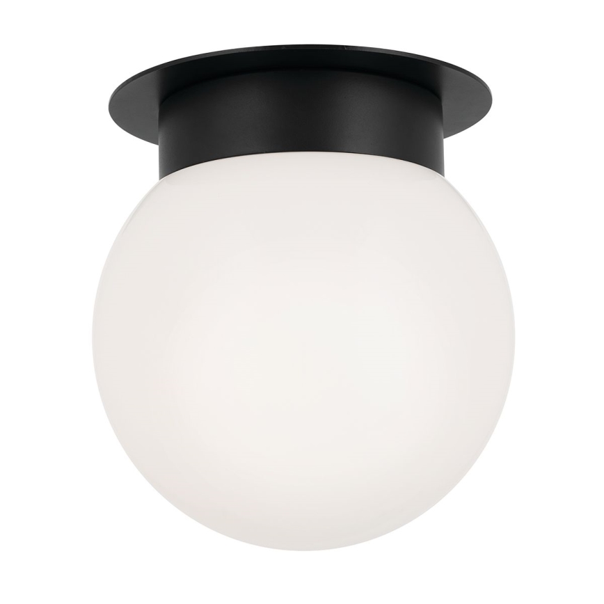 Kichler - ALBERS Ceiling light 1xE27/40W/230V Ø 20.3 cm Black