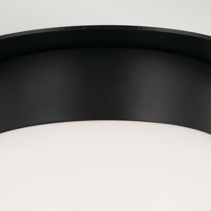 Kichler - ALBERS Ceiling light 1xE27/40W/230V Ø 20.3 cm Black