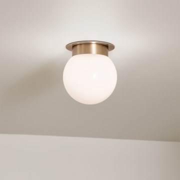 Kichler KL-ALBERS-F-G-CPZ - ALBERS ceiling light 1x E27/40W/230V Ø 20.3 cm Gold