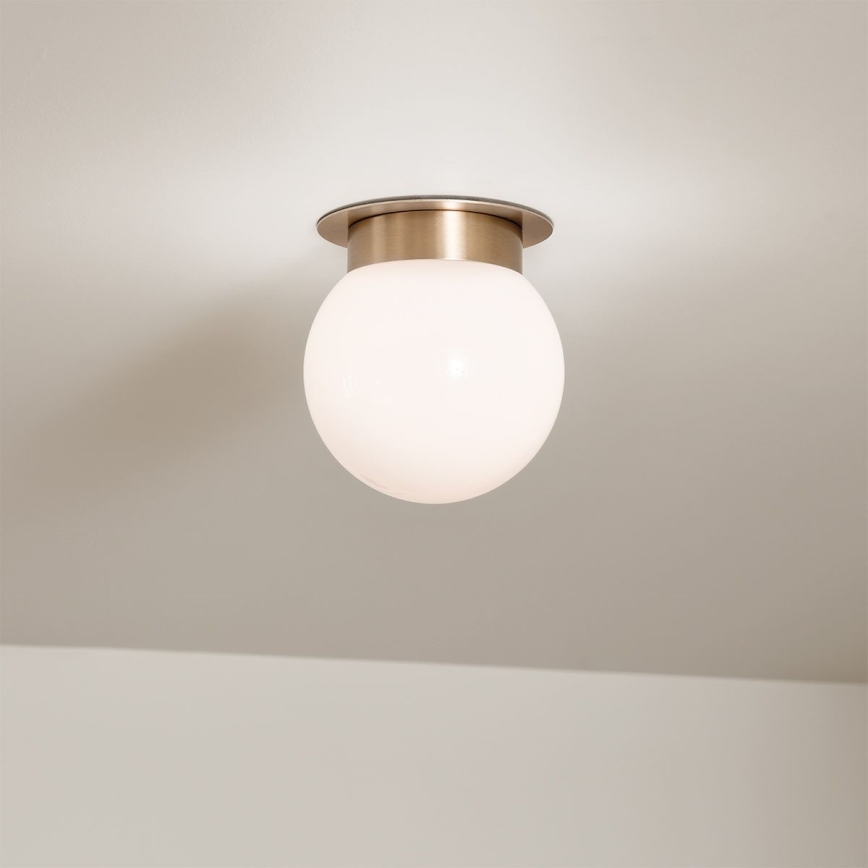 Kichler KL-ALBERS-F-G-CPZ - ALBERS ceiling light 1x E27/40W/230V Ø 20.3 cm Gold