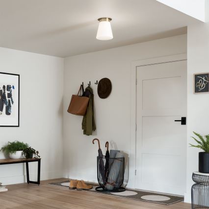 Kichler - Ceiling light ALBERS 1x E27/40W/230V Ø 21.6 cm bronze finish