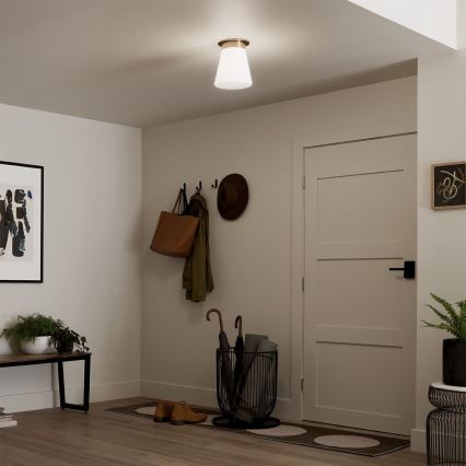 Kichler - Ceiling light ALBERS 1x E27/40W/230V Ø 21.6 cm bronze finish