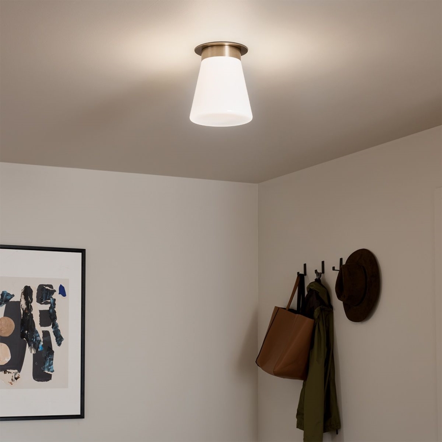 Kichler - Ceiling light ALBERS 1x E27/40W/230V Ø 21.6 cm bronze finish
