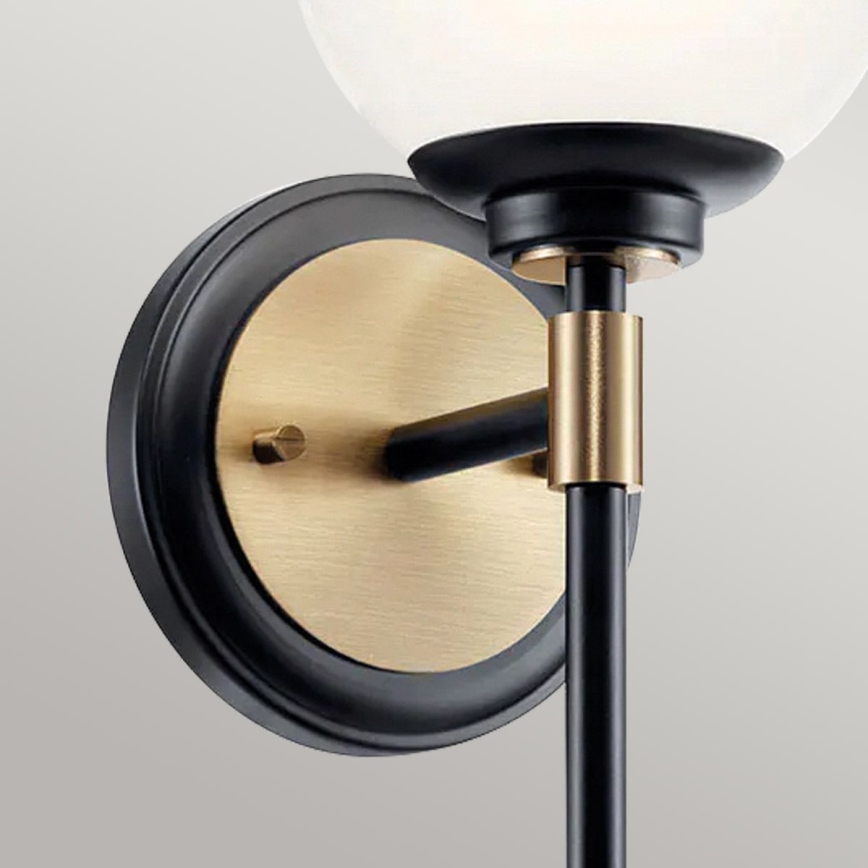 Kichler - BENNO LED Bathroom Wall Light 2x G9/3W/230V, Gold, IP44