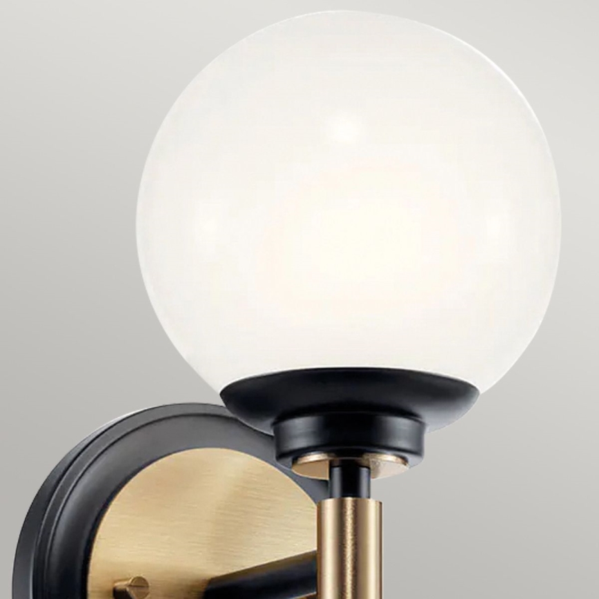Kichler - BENNO LED Bathroom Wall Light 2x G9/3W/230V, Gold, IP44