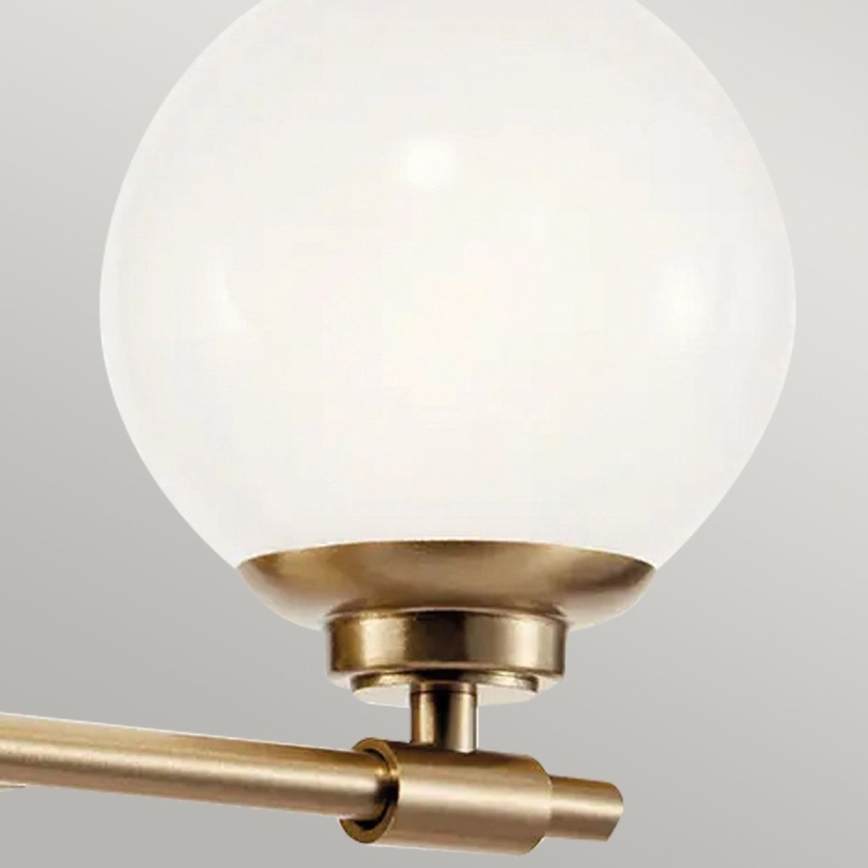 Kichler - LED Bathroom wall light BENNO 2xG9/3W/230V IP44 brass