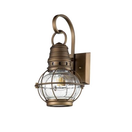 Kichler - Outdoor wall light BRIDGE POINT 1xE27/60W/230V IP44 brass