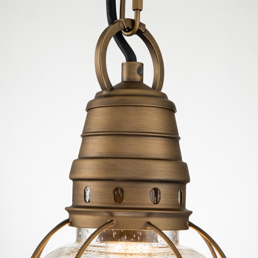 Kichler - BRIDGE POINT chain-mounted outdoor pendant 1xE27/60W/230V IP44 bronze