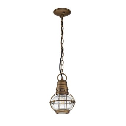 Kichler - BRIDGE POINT chain-mounted outdoor pendant 1xE27/60W/230V IP44 bronze