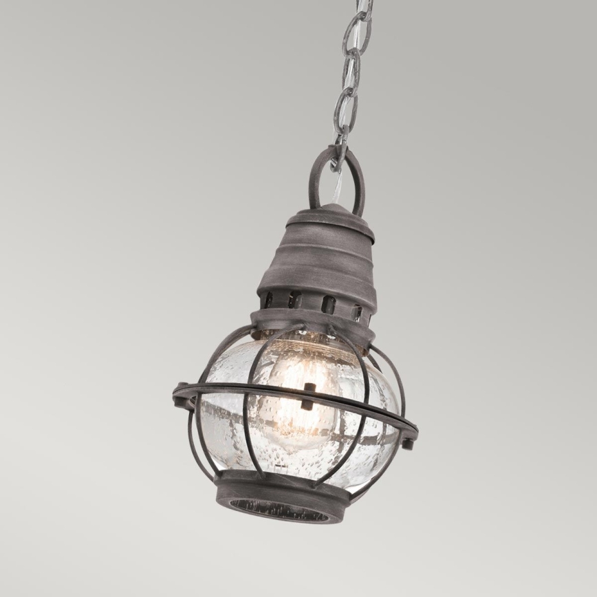 Kichler - Outdoor chandelier on a chain BRIDGE POINT 1xE27/60W/230V IP44