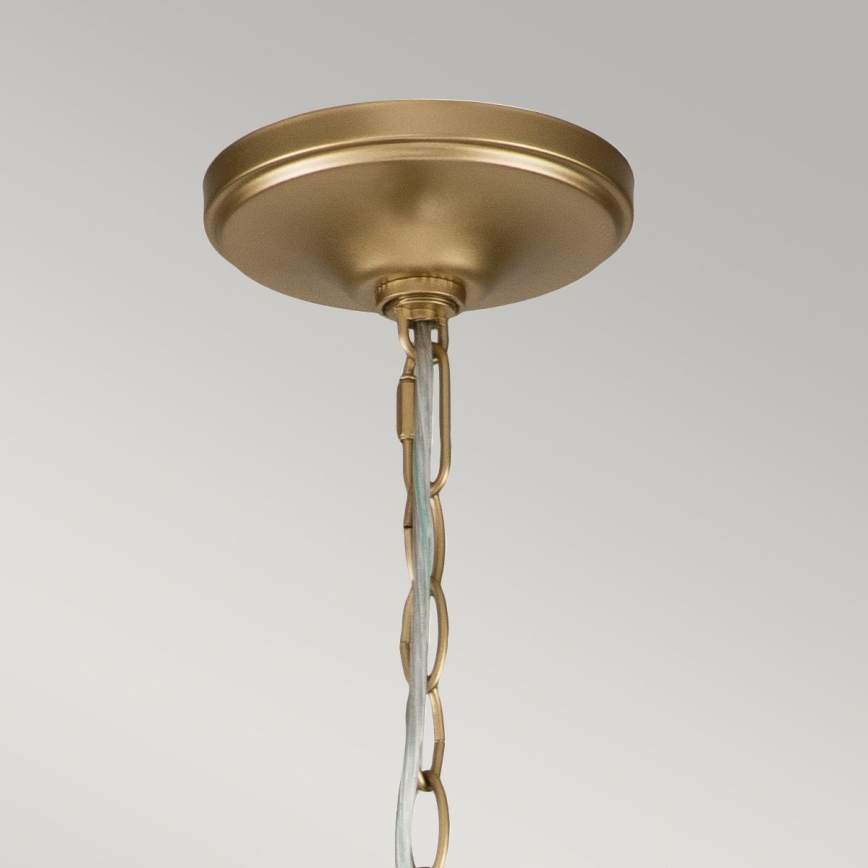 Kichler - Chain-hung chandelier. CAPITOL HILL 12xE14/40W/230V Gold finish