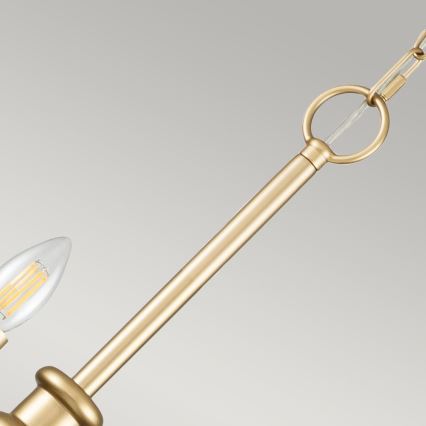 Kichler - Chain-hung chandelier. CAPITOL HILL 12xE14/40W/230V Gold finish