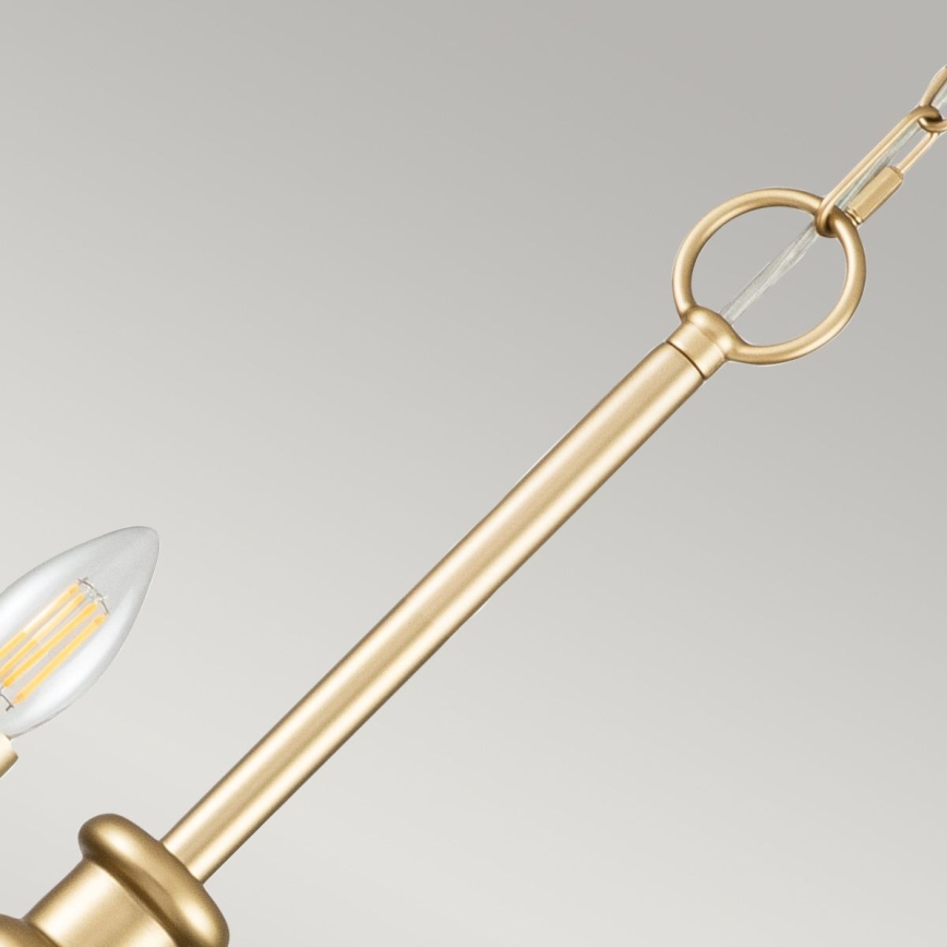 Kichler - Chain-hung chandelier. CAPITOL HILL 12xE14/40W/230V Gold finish