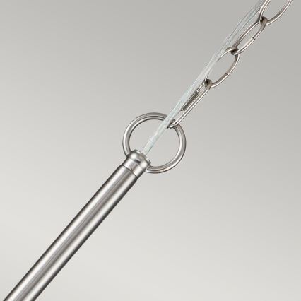 Kichler - Chain-hung chandelier CAPITOL HILL 6xE14/40W/230V matte chrome