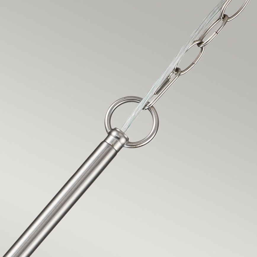 Kichler - Chain-hung chandelier CAPITOL HILL 6xE14/40W/230V matte chrome