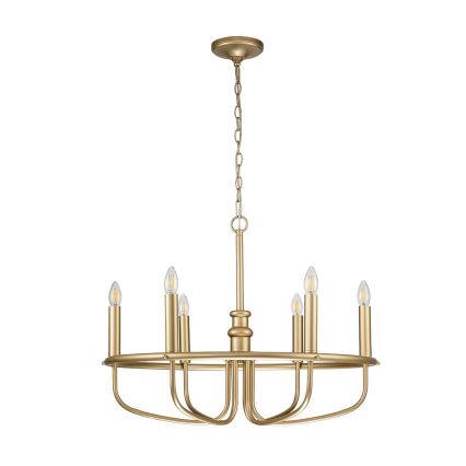 Kichler - Chandelier on a chain CAPITOL HILL 6xE14/40W/230V