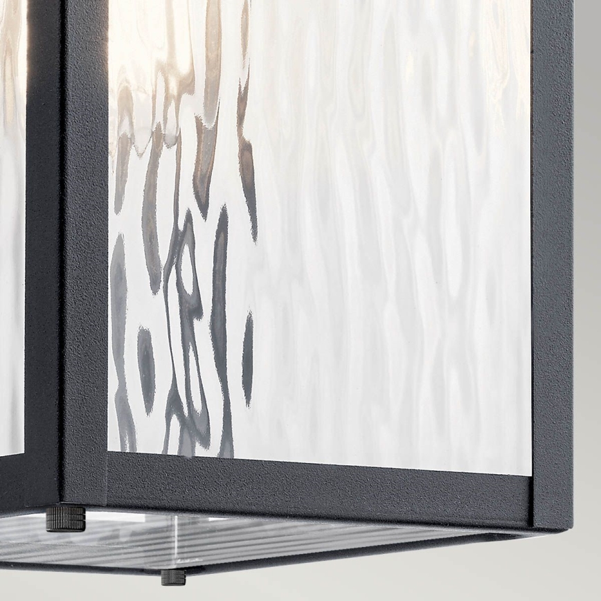 Kichler - Outdoor wall light CAPPANNA 1xE27/60W/230V IP44 black
