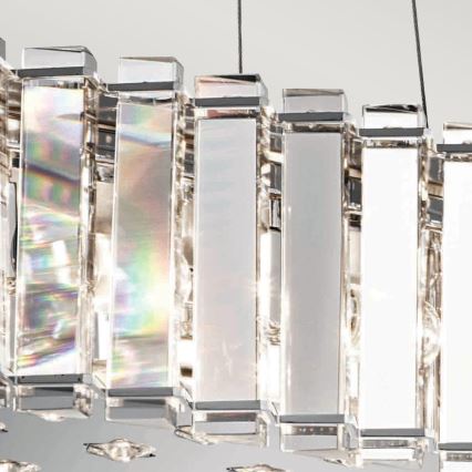 Kichler - LED Bathroom chandelier on a string CRYSTAL SKYE 8xG9/3W/230V IP44