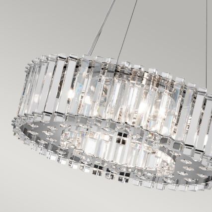 Kichler - LED Bathroom chandelier on a string CRYSTAL SKYE 6xG9/3W/230V IP44