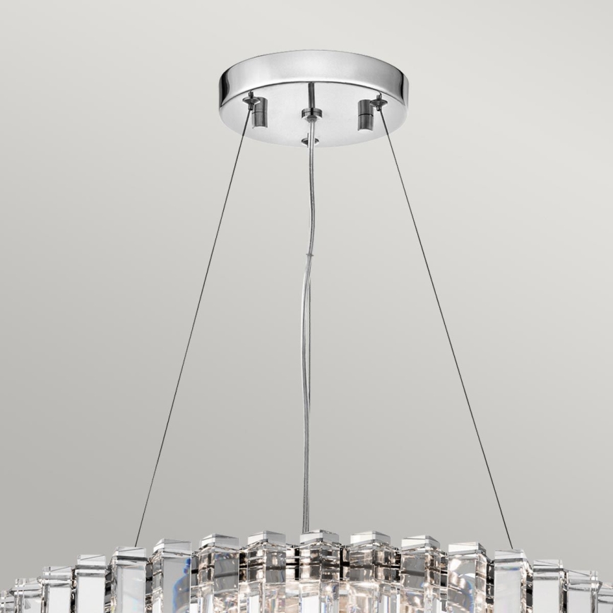 Kichler - LED Bathroom chandelier on a string CRYSTAL SKYE 8xG9/3W/230V IP44